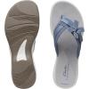 imageClarks Womens Brinkley Flora Flip FlopDenim Blue Synthetic