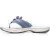 imageClarks Womens Brinkley Flora Flip FlopDenim Blue Synthetic
