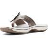 imageClarks Womens Brinkley Flora Flip FlopPewter