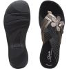 imageClarks Womens Brinkley Flora Flip FlopPewterBlack