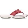 imageClarks Womens Brinkley Flora Flip FlopRed Synthetic