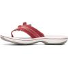 imageClarks Womens Brinkley Flora Flip FlopRed Synthetic