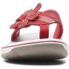 imageClarks Womens Brinkley Flora Flip FlopRed Synthetic