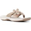 imageClarks Womens Brinkley Flora Flip FlopTaupe Synthetic