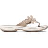 imageClarks Womens Brinkley Flora Flip FlopTaupe Synthetic