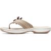 imageClarks Womens Brinkley Flora Flip FlopTaupe Synthetic