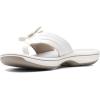 imageClarks Womens Brinkley Flora Flip FlopWhite