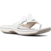 imageClarks Womens Brinkley Flora Flip FlopWhite