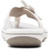 imageClarks Womens Brinkley Flora Flip FlopWhite