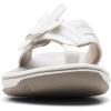 imageClarks Womens Brinkley Flora Flip FlopWhite