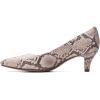imageClarks Womens Linvale Jerica PumpNatural Snake Synthetic