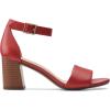 imageClarks Womens Linvale Jerica PumpRed Leather