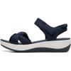 imageClarks Womens Arla Shore Flat SandalNavy Textile