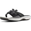 imageClarks Womens Brinkley Flora Flip FlopBlack