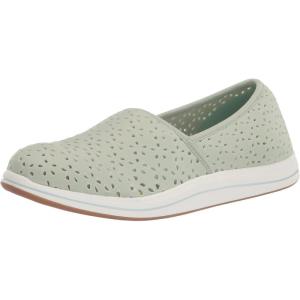 imageClarks Womens Breeze Emily SlipOnPale Green Synthetic