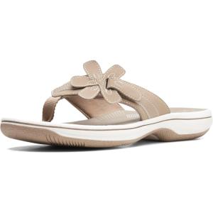 imageClarks Womens Brinkley Flora Flip FlopTaupe Synthetic