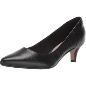 imageClarks Womens Linvale Jerica PumpBlack Croco Leather