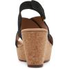 imageClarks Womens Annadel Eirwyn Wedge SandalBlack Nubuck