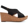imageClarks Womens Annadel Eirwyn Wedge SandalBlack Nubuck