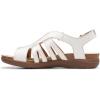imageClarks Womens April Belle SandalWhite Leather