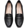 imageClarks Womens Block Heel LoafersBlack Leather