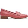 imageClarks Womens Block Heel LoafersDusty Rose Leather