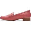 imageClarks Womens Block Heel LoafersDusty Rose Leather