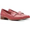 imageClarks Womens Block Heel LoafersDusty Rose Leather