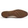 imageClarks Womens Block Heel LoafersOff White Leather