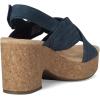 imageClarks Womens Nerisa West Heeled Sandal Navy Nubuck 55