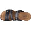 imageClarks Womens Roseville Bay Flat SandalBlack Leather