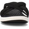imageClarks Womens Roseville Bay Flat SandalBlack Textile
