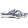 imageClarks Womens Roseville Bay Flat SandalDenim Blue