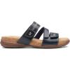 imageClarks Womens Roseville Bay Flat SandalNavy Leather
