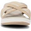 imageClarks Womens Roseville Bay Flat SandalSand Combi Textile