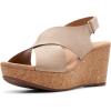 imageClarks Womens Annadel Eirwyn Wedge SandalSand Nubuck