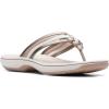 imageClarks Womens Breeze Coral Flip FlopMetallic Combi