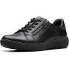 imageClarks Womens Caroline Janna SneakerBlack Leather