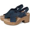 imageClarks Womens Nerisa West Heeled Sandal Navy Nubuck 55