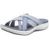 imageClarks Womens Roseville Bay Flat SandalDenim Blue