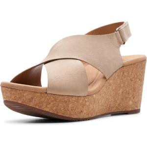 imageClarks Womens Annadel Eirwyn Wedge SandalSand Nubuck