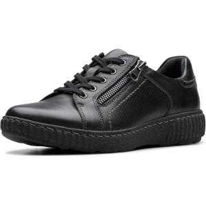 imageClarks Womens Caroline Janna SneakerBlack Leather