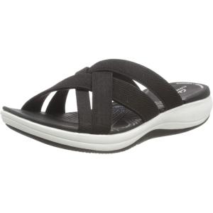imageClarks Womens Roseville Bay Flat SandalBlack