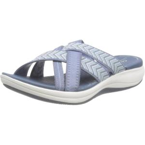 imageClarks Womens Roseville Bay Flat SandalDenim Blue