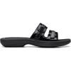 imageClarks Womens Breeze Piper Slide SandalBlack Patent