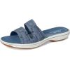 imageClarks Womens Breeze Piper Slide SandalDark Denim