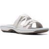 imageClarks Womens Breeze Piper Slide SandalWhite