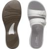 imageClarks Womens Breeze Piper Slide SandalWhite