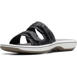 imageClarks Womens Breeze Piper Slide SandalBlack