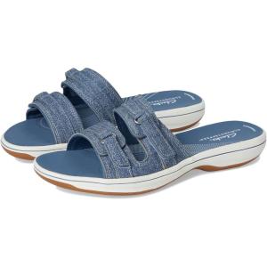 imageClarks Womens Breeze Piper Slide SandalDark Denim